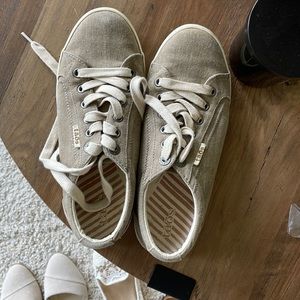 Lightly worn loafers